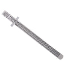 6" Stainless Steel Pocket Rule Handy Ruler with inch 1/32â€ mm/metric Graduatio_