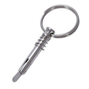 Top Stainless Steel Deck Hinge with Pin and Ring