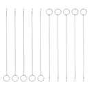 Pack of 10 Latch Hook Eye Loop Turner for Button Loops,Frog Closures String