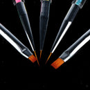 Magideal 5pcs Nail Art Brushes Painting Drawing Dotting Pen Tools Dual Ended