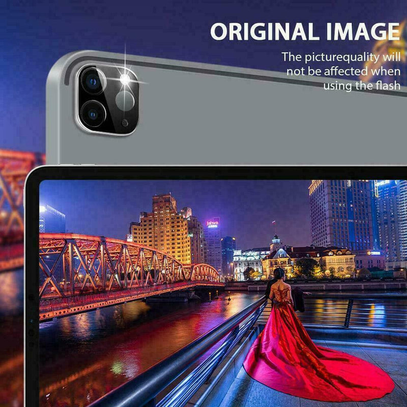 For iPad Pro 12.9 " 2020 Metal Tempered Glass Screen Lens Camera AU Rear B2W3