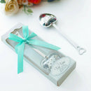 Stainless Steel Heart Shape Tea Leaves Strainer Infuser Spoon Wedding Favor