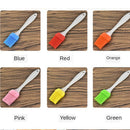6pcs Silicone Brush, Reusable and Baking Brush for Indoor Outdoor BBQ Works on