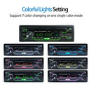Car Stereo MP3 Player Bluetooth AUX USB TF FM Radio Audio In-dash Handsfree  Hn