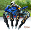 Amber Motorcycle Turn Signals LED Lamp Tail Light Blinker Stop Brake I9T5 X U4Z6
