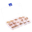 280 Pcs Assorted Copper Washer Gasket Set Flat Ring Seal Assortment Kit M5- N1Q9