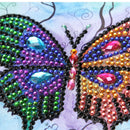 5D Diamond Butterfly Painting Clutch Bag Leather Purse Handbag DIY For Women