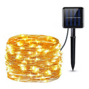 200 LED Solar String Light Outdoor Copper Wire Garland Lamp (Warm White) A