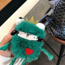 Cute cartoon stereo creative plush frog prince earphone set for Airpods 1/2