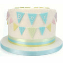 e-Flag Cake Cutter 3PCS Easy Bunting Cutters Cake Side Baking Pastry Sugarc O6O5
