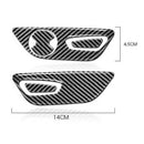 Carbon Fiber for Ford Mustang 2015-2019 Interior Seat Button Stickers Cover