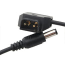 Dtap Coiled Power Cable Straigth Plug DC for BMPC Camera Anton Bauer Battery