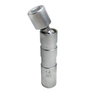 Chrome 14mm 3/8inch Drive Magnetic 12 Angle Spark Plug Wobble Socket for BMW