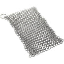 8Inch X 6Inch Stainless Steel Cast Iron Cleaner 316L Chainmail Scrubber For Z3G4