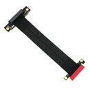 4X to 4X PCI-E Extension Cable 90Â° Ribbon Flexible Relocate Cable Adapter C