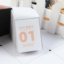 2020 Mini Desktop Paper Calendar dual Daily Scheduler Planner Yearly OrganizerOZ