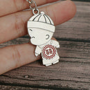 1Pair Boy and Girl Bride Groom Keychain Couple Lover Keyring GifME