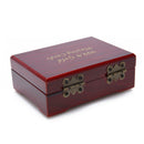 1pc Playing Card Holders Poker Wooden Box Commemorative Coins BoxLJ