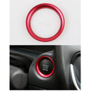 1pc Replacement Engine Start Key Push Button Ring Trim Alloy For Mazda CX-4/CX-5