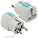 UK US AU to EU European Power Socket Plug Adapter Travel Converter Portable C9X0