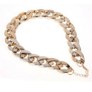 Fashion Retro Gothic Punk Golden Chunky Link Chain Short Necklace