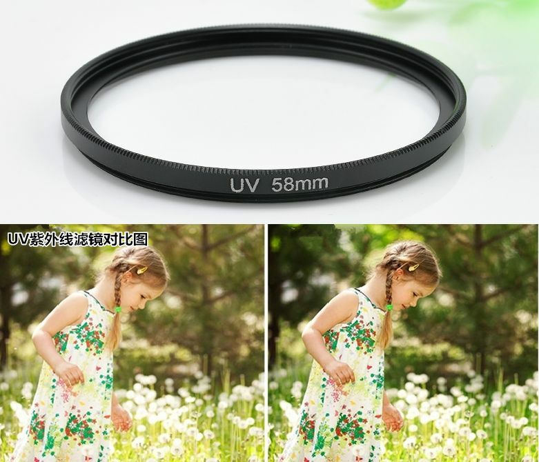58mm Black Useful UV  Circular Polarizing Filter Lens 58mm Tool Fashion New