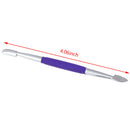 DIY Tools Stainless Steel Cuticle Nail Pusher Double Ended Nail Pusher Remove Gw