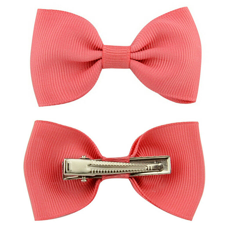 20Pcs Hair Bows Band Boutique Alligator Clip Grosgrain Ribbon For Girl Baby H`US