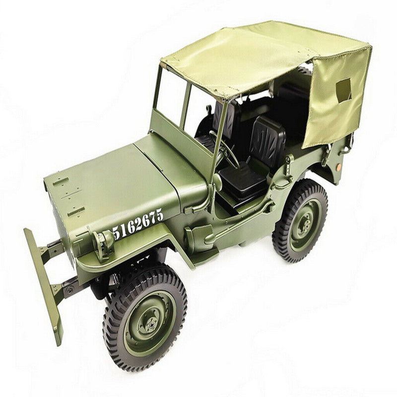 1:10 RC Four-wheel Climbing Jeep Car Tent 4WD Toys Collections for Kids