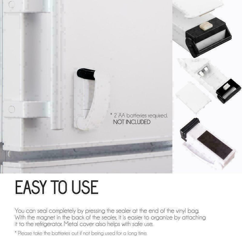 Portable Mini Home Heat Bag Sealer Sealing Machine Plastic Bag Food Packagi N5R1