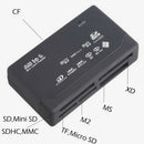 Mini All In One USB Multi Memory Card Reader High Speed For CF XD SD MMC SDHC MS