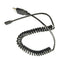 Micro USB Data Line Charging Cable Stretch Cord for Android Phone 40cm Black