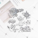 Fairy Dove Stars Silicone Clear Rubber Stamps Seal Scrapbooking Album Card Diary