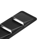 2PCS Universal Black Vent Window Louvers Air Cooling Panel Trim Set For Car H Gw