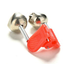 20X Sea Bream Bell Red Plastic Clip Double Rod Bite Alarm Fishing Bells R BCJ