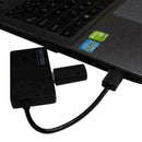 4 Port USB HUB 3.0 Multi Splitter Expansion Desktop PC Laptop Adapter D2D0 V9H6