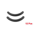 12 Pcs Black Rubber Makeup Tool Eyelash Curler Replacement Pads for Lady T5B5