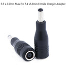 DC Power 5.5 x 2.5mm male To 7.4 x5.0mm female charger adapter connectME