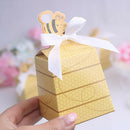 25pcs Cute Cartoon Honey Bee Paper Candy Box Lot Birthday Party Favor Baby GVU