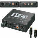 Optical Coaxial Digital to Analog Audio HiFi Headphone Converter Amplifier