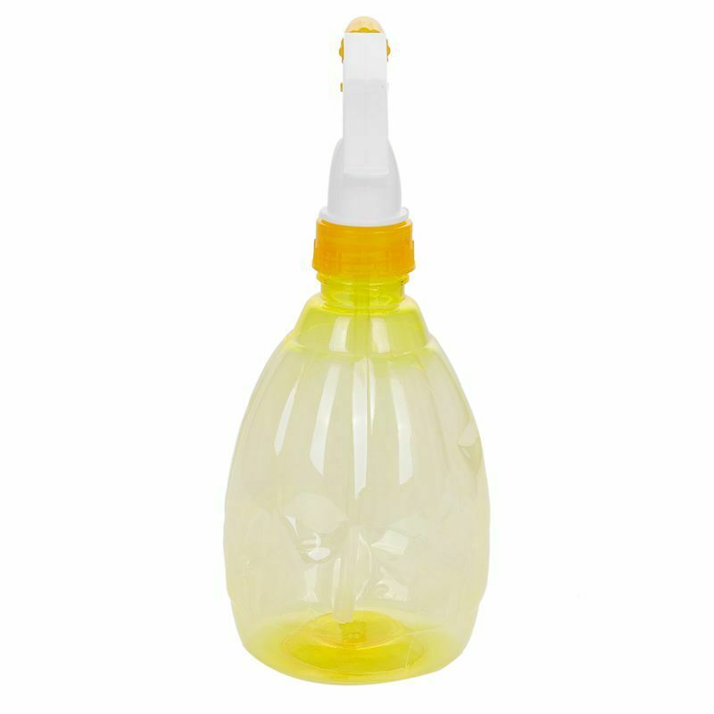 500ML Empty Plastic Spray Bottle Watering Cleaning Garden Sprayer (Yellow)