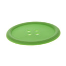 Big Button Silicone Coaster Fun Novelty Design Kitsch Retro Drinks Placemat