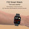 F22 Sport Bluetooth Heart Rate Monitor Smart Watch Wristband black