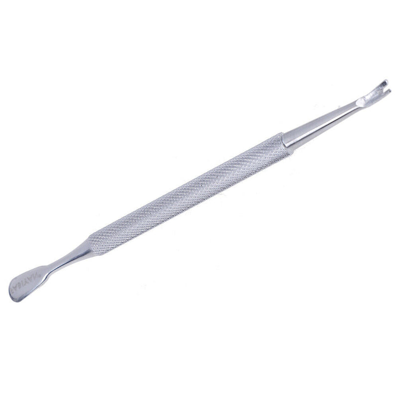Stainless Steel Cuticle Nail Pusher Trimmer Metal Double Sided Dead Skin P Tw Gw