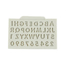 Letter Numbers Silicone Mold Fondant Mould Embossed Cake Decor Jewelry Tool ME