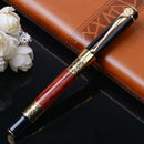 Chinese Classical Roller Ball Pen Elegant Golden Metal Ballpoint Pen for Of E3C5