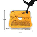 Practical Reflective Signal Mirror With A Whistle For Outdoor Survival New B1M5