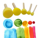 40 pcs Assorted Round Paint Sponge Brush Set Painting Tools Sponge Stippler