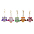 5pcs DIY Full Drill Diamond Painting Key Chain Bird Key Rings Bag Pendant Kits