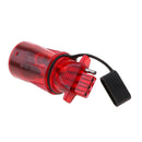 7-Way Round To 4 Pin Flat Trailer Wire Light Power Adapter Plug with Dust Cap